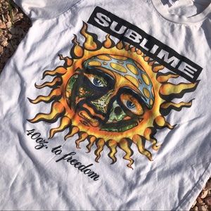 Authentic Anvil Sublime Band T-Shirt Sz Small